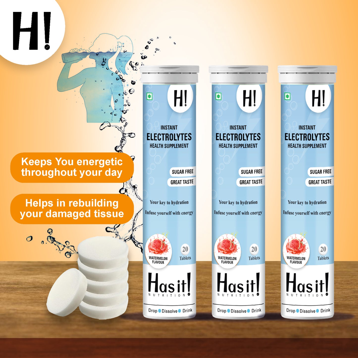 Electrolytes| Has It Effervescent tablets