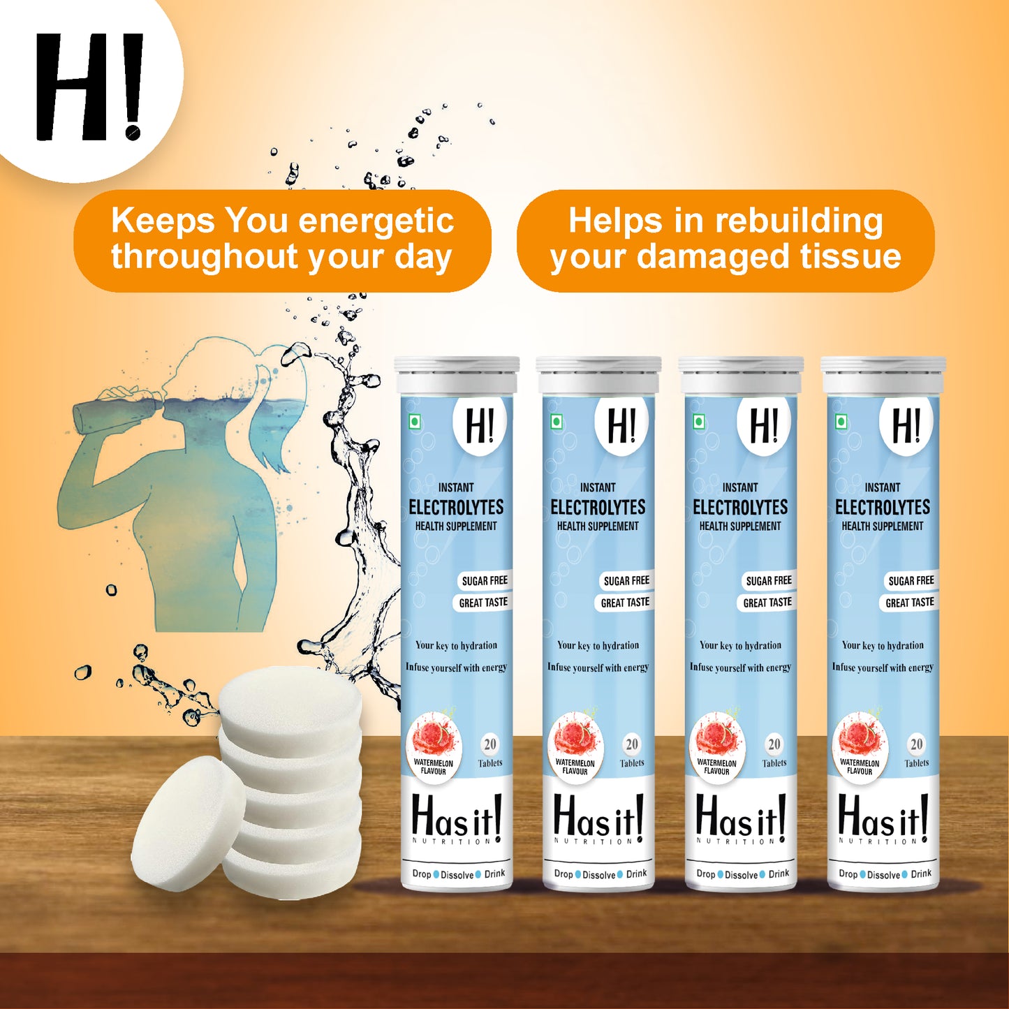 Electrolytes| Has It Effervescent tablets