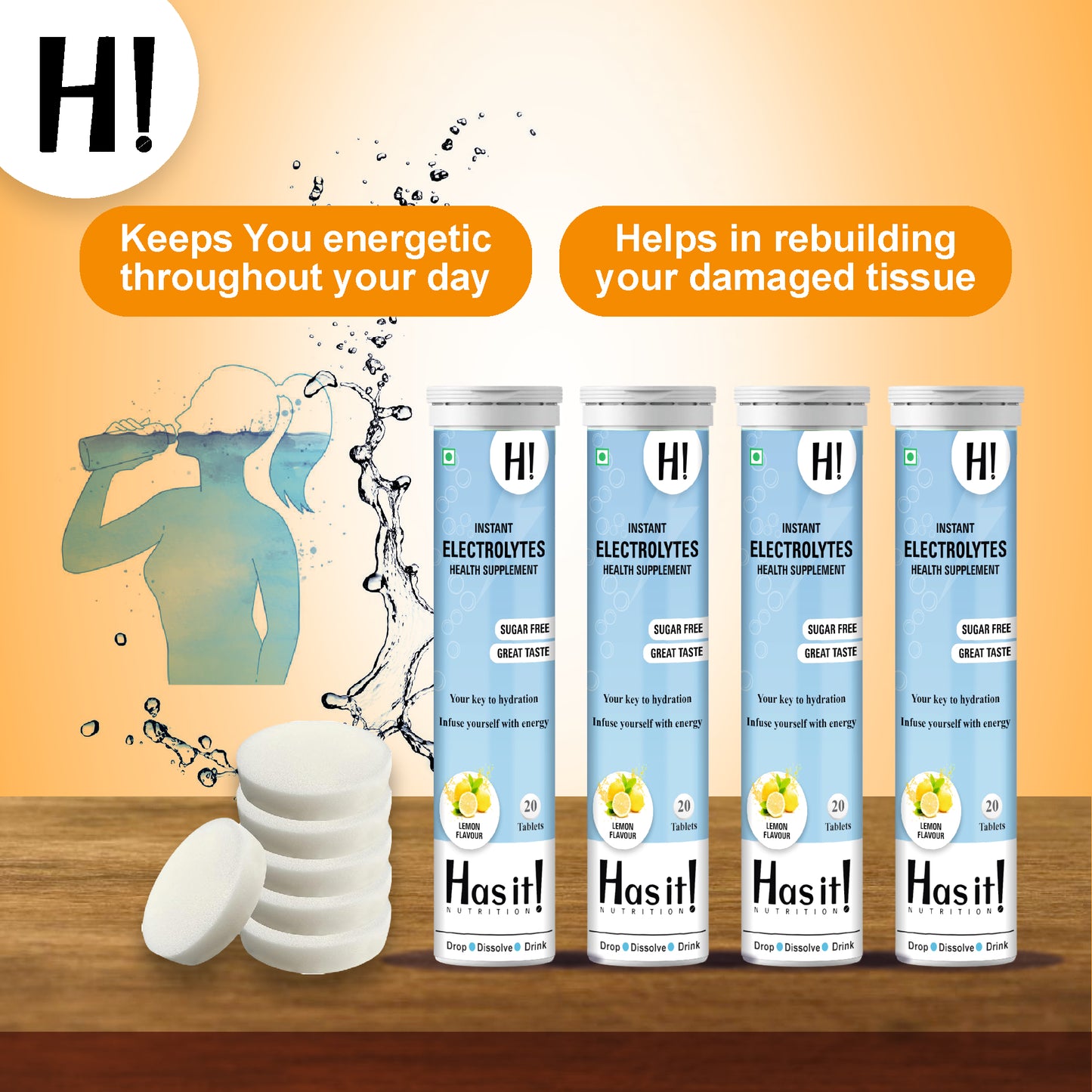 Electrolytes| Has It Effervescent tablets