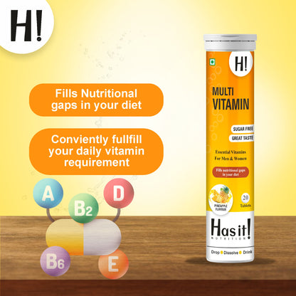 Has It| Multivitamins Effervescent Tablets | Every essential multivitamin
