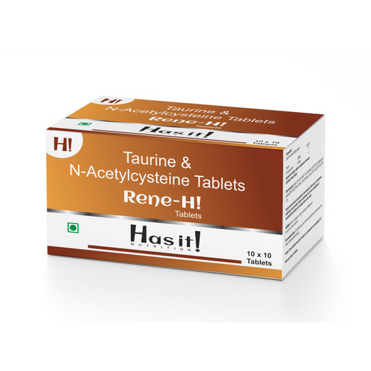 Has It Rene Hi | Taurine 500+ Nac 150Mg | Pack Of 100 Tablets