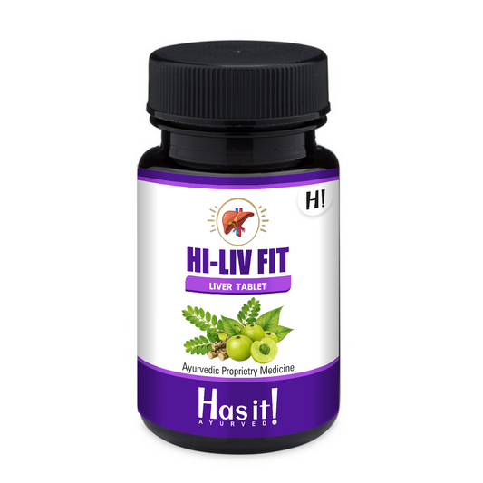 Has It Liv Fit Tablets | Ayurvedic Liver Care Supplement | Supports Liver Health, Digestion & Detox | 60 Tablets