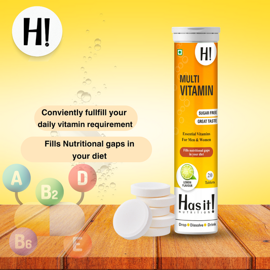 Has It| Multivitamins Effervescent Tablets | Every essential multivitamin