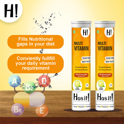 Has It| Multivitamins Effervescent Tablets | Every essential multivitamin