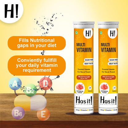 Has It| Multivitamins Effervescent Tablets | Every essential multivitamin