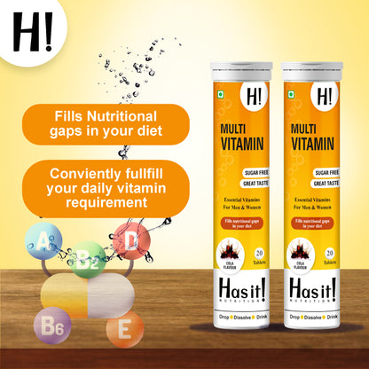 Has It| Multivitamins Effervescent Tablets | Every essential multivitamin