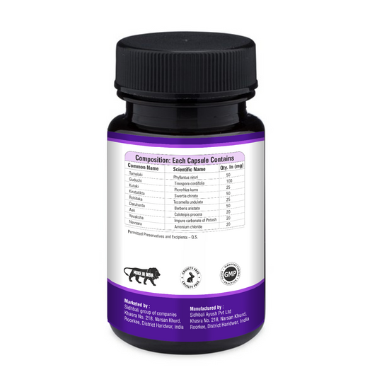 Has It Liv Fit Tablets | Ayurvedic Liver Care Supplement | Supports Liver Health, Digestion & Detox | 60 Tablets