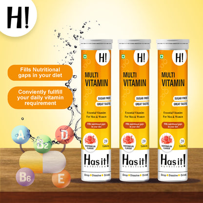 Has It| Multivitamins Effervescent Tablets | Every essential multivitamin