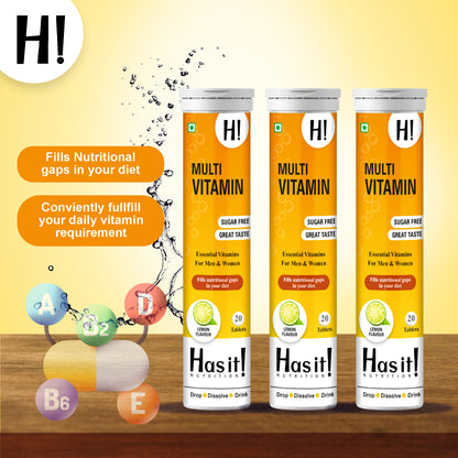Has It| Multivitamins Effervescent Tablets | Every essential multivitamin