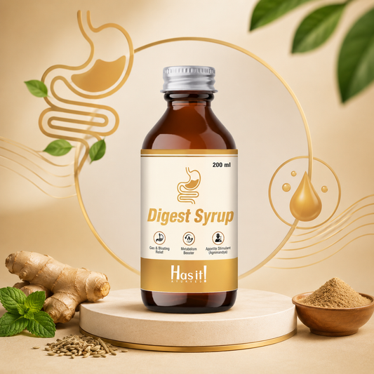 Has It Digest Syrup| Ayurvedic Digestive Health Syrup| Supports Gut Health & Healthy Digestion | 200 ml